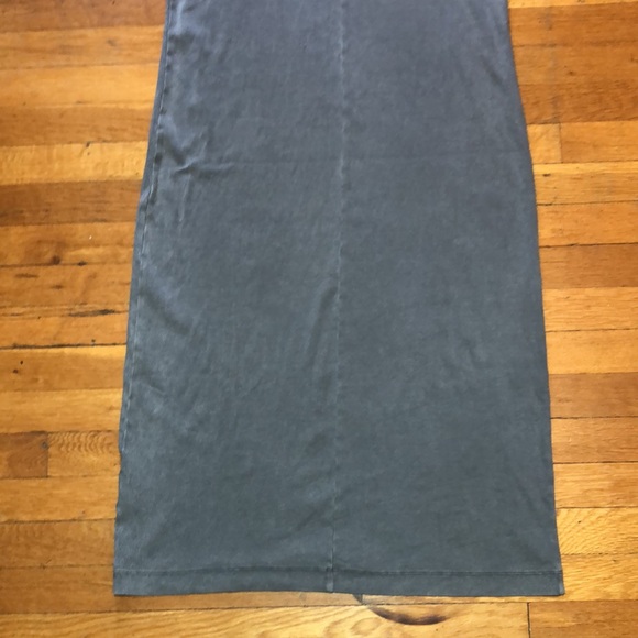 H&M The Ribbed Midi Dress in Grey, size Medium - Picture 14 of 16